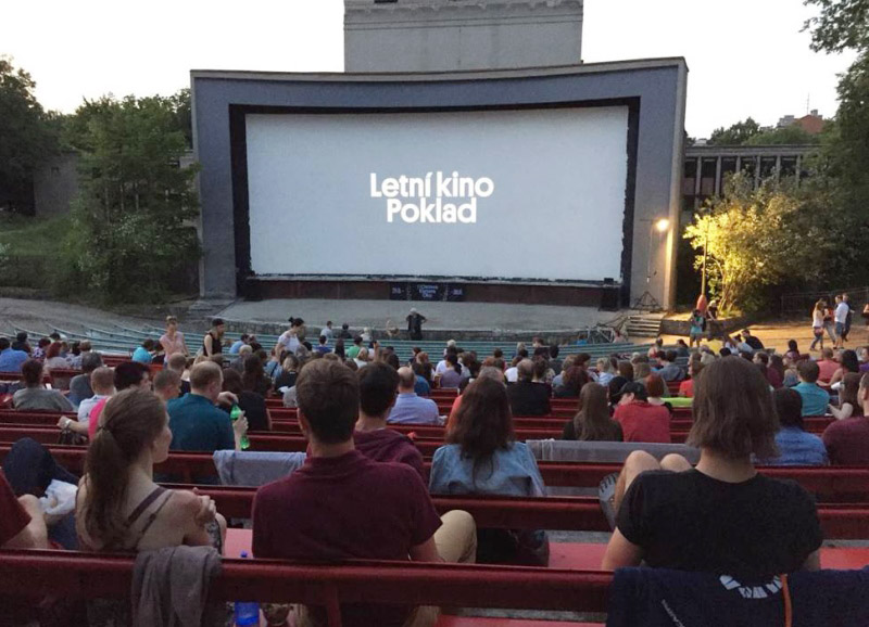 Porubské letní kino. Foto: archiv společnosti Akord&Poklad